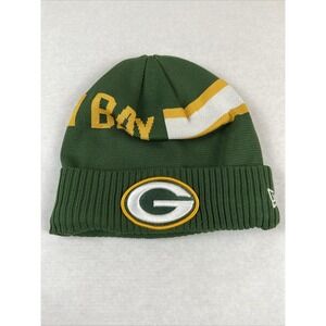 Green Bay Packers Beanie Hat NFL New Era Sideline Tech 2024